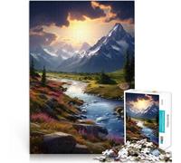 puzzle 1000 pezzi per adulti Scarpata dell'abbraccio estivo Fatto di legno per età 14+ Per il divertimento in famiglia Regalo di compleanno, regali, arte murale misurare:50x75cm