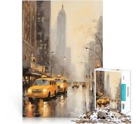 puzzle 1000 pezzi per adulti Scena di strada di New York Antistress Vacanza in patria Uccidere il tempo Regalo di compleanno, regali, arte murale 38x26cm