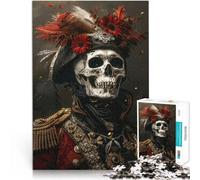 puzzle 1000 pezzi per adulti Scheletro di Napoleone Difficile da completare ma divertente e umoristico con poster abbinato e foglio di quiz 52x38cm