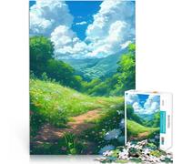 puzzle 1000 pezzi per adulti Sentiero estivo Aiuta il cervello ad allenare i giocattoli che creano dipendenza per coltivare la pazienza Buon regalo 52x38cm
