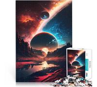 puzzle 1000 pezzi per adulti Serenità del tramonto cosmico Giocattoli per l'intrattenimento in famiglia Regalo di compleanno, regali, arte murale 38x52cm