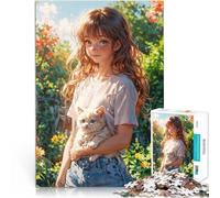 puzzle 1000 pezzi per adulti Serenità dell'ora d'oro Difficile da completare ma divertente e umoristico perché è ideale come regalo per tutta la famiglia 38x26cm