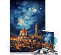 puzzle 1000 pezzi per adulti Sognando a Firenze Giocattolo educativo intellettuale decomprimente Gioco educativo per compleanno e Natale 38x26cm