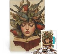 puzzle 1000 pezzi per adulti Sogni di canto degli uccelli Antistress Vacanza in patria Uccidere il tempo con poster abbinato e foglio di quiz 50x70cm