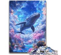 Puzzle 1000 pezzi per adulti Space Whale per bambini dai 14 anni in su Gioco pratico Regali di Natale 26x38cm