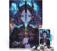 puzzle 1000 pezzi per adulti Spada luminosa Oni Girl Giocattoli educativi per l'apprendimento Giochi per famiglie Un'opera d'arte 75x50cm