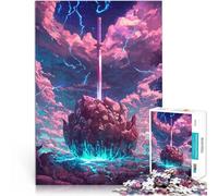 puzzle 1000 pezzi per adulti Spada nella roccia Antistress Vacanza in patria Uccidere il tempo Migliorare l'amore tra le coppie 38x26cm