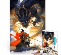 puzzle 1000 pezzi per adulti Spadaccino contro Drago per il giocattolo di sfida del gioco educativo Giocattoli per la decorazione della casa 50x70cm