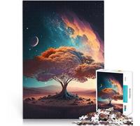 puzzle 1000 pezzi per adulti Spazio dell'albero per il giocattolo di sfida del gioco educativo Giocattoli per la decorazione della casa 52x38cm