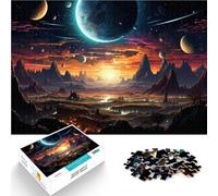 Puzzle 1000 pezzi per adulti spazio deserto piramidi egiziane puzzle per regali opere d'arte regalo per adolescenti dai 14 anni e oltre 50 x 70 cm