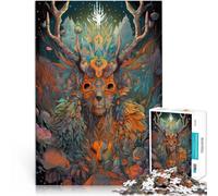 puzzle 1000 pezzi per adulti Spirito della foresta Giocattoli educativi per l'apprendimento Giochi per famiglie Regali di Babbo Natale segreto 70x100cm