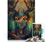 puzzle 1000 pezzi per adulti Spirito della foresta Giocattolo educativo intellettuale decomprimente Migliorare l'amore tra le coppie 38x26cm