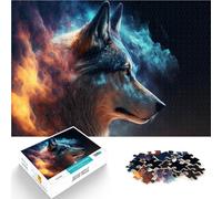 puzzle 1000 pezzi per adulti Spirito Siberian Husky Difficile da completare ma divertente e umoristico è ideale come regalo per tutta la famiglia 38x26cm