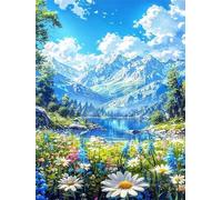 Puzzle 1000 Pezzi per Adulti Splendido scenario lacustre, Intrattenimento Creativo, Divertimento, puzzle 1000 pezzi Arte, Idea Regalo per Amore e Amico