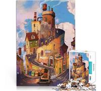puzzle 1000 pezzi per adulti spostare il posto Difficile da completare ma divertente e umoristico con poster abbinato e foglio di quiz 38x26cm