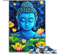 Puzzle 1000 pezzi per adulti, statue di Buddha, puzzle impossibili per adulti 26x38cm, decorazione colorata per la casa e gioco interattivo per famiglie