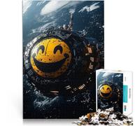 puzzle 1000 pezzi per adulti Stazione Spaziale Sorridente Giocattolo educativo per l'apprendimento Giocattoli per la decorazione della casa 52x38cm