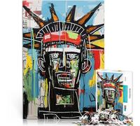 puzzle 1000 pezzi per adulti Stile Liberty Basquiat Difficile da completare ma divertente e umoristico Decorazioni e regali unici per la casa 75x50cm