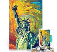 puzzle 1000 pezzi per adulti Stile Statua della Libertà per il giocattolo di sfida del gioco educativo offerte come regali per tutta la famiglia 38x26cm
