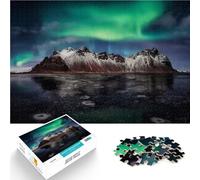 puzzle 1000 pezzi per adulti Stokksnes incantato Antistress Vacanza in patria Uccidere il tempo Regalo di compleanno, regali, arte murale 38x26cm