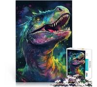 puzzle 1000 pezzi per adulti T rex amabile Giocattoli che creano dipendenza e sfidano l'intelligenza del cervello Regali di Babbo Natale segreto 38x26cm