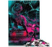 Puzzle 1000 pezzi per adulti T-Rex liberi Puzzle educativo anti-stress Un'opera d'arte per adolescenti dai 14 anni e oltre 50 x 70 cm