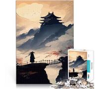 puzzle 1000 pezzi per adulti Tanjiro, l'ammazza-demoni anime Giocattoli di gioco impegnativi è ideale come regalo per tutta la famiglia 38x26cm