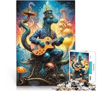 puzzle 1000 pezzi per adulti Tastiera fungina di dinosauro Allena il tuo cervello e le tue mani Collezione di artisti, Belle arti 75x50cm