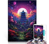 Puzzle 1000 pezzi per adulti templi Giappone giocattoli educativi anti-stress collezione artisti, belle arti 50 x 75 cm per adolescenti 14 anni e oltre