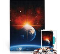 puzzle 1000 pezzi per adulti terra Giocattoli che creano dipendenza e sfidano l'intelligenza del cervello Decorazione perfetta 75x50cm