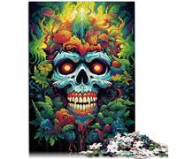 Puzzle 1000 pezzi per adulti teschi di morte gioco intellettuale divertente attività domestica regalo di compleanno regali di viaggio 26x38cm