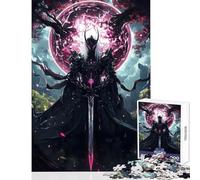 Puzzle 1000 pezzi per adulti The Dark Samurai Lord Giocattoli antistress Ottimo regalo per giochi Gioco educativo Lista dei desideri con Babbo Natale Dimensioni 38x52cm