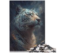 Puzzle 1000 pezzi per adulti Tigre Cosmico per regali di puzzle 26 x 38 cm Migliora l'amore tra le coppie adatto per adolescenti dai 14 anni in su