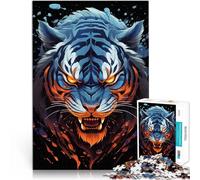 puzzle 1000 pezzi per adulti Tigre ultra istinto per il giocattolo di sfida del gioco educativo Lista dei desideri con Babbo Natale 75x50cm