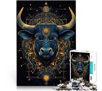puzzle 1000 pezzi per adulti Toro Giocattoli che creano dipendenza e sfidano l'intelligenza del cervello Decorazioni e regali unici per la casa 75x50cm