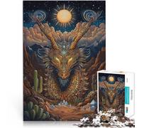 puzzle 1000 pezzi per adulti Totem del drago Aiuta il cervello ad allenare i giocattoli che creano dipendenza per coltivare la pazienza Buon regalo 75x50cm