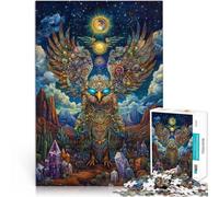 puzzle 1000 pezzi per adulti Totem della fenice Difficile da completare ma divertente e umoristico Decorazioni e regali unici per la casa 38x26cm