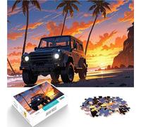 puzzle 1000 pezzi per adulti TRAILS CLASSIC CAR per il giocattolo di sfida del gioco educativo Giocattoli per la decorazione della casa 75x50cm