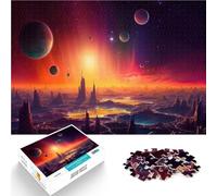 puzzle 1000 pezzi per adulti Tramonto nella galassia Difficile da completare ma divertente e umoristico è ideale come regalo per tutta la famiglia 52x38cm