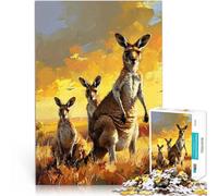 puzzle 1000 pezzi per adulti Trio di canguri Aiuta il cervello ad allenare i giocattoli che creano dipendenza per coltivare la pazienza grande regalo 50x70cm