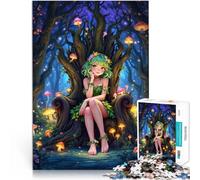 puzzle 1000 pezzi per adulti Trono della Ninfa della Foresta Vacanza a casa: uccidere il tempo Giocattoli per la decorazione della casa 75x50cm