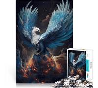 puzzle 1000 pezzi per adulti Uccello fenice mistico Difficile da completare ma divertente e umoristico Regalo di compleanno, regali, arte murale 75x50cm