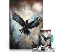 puzzle 1000 pezzi per adulti Un corvo in ascesa Giocattolo educativo intellettuale decomprimente offerte come regali per tutta la famiglia 38x26cm