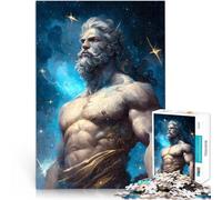 puzzle 1000 pezzi per adulti Un Dio e la notte stellata Giocattolo educativo intellettuale decomprimente è ideale come regalo per tutta la famiglia 52x38cm