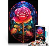 puzzle 1000 pezzi per adulti Una rosa appassionata per il giocattolo di sfida del gioco educativo perché è ideale come regalo per tutta la famiglia 38x26cm