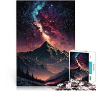 puzzle 1000 pezzi per adulti Una vista sulle montagne della galassia Gioco rompicapo Ogni pezzo è unico - Gioco divertente e stimolante per tutta la famiglia 75x50cm