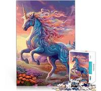 puzzle 1000 pezzi per adulti Unicorno magico Aiuta il cervello ad allenare i giocattoli che creano dipendenza per coltivare la pazienza Idee regalo 75x50cm