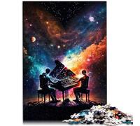 Puzzle 1000 pezzi per adulti uomo che giocano pianoforte giochi giocattoli regalo 50 x 70 cm anti-stress sfida difficile per adolescenti dai 14 anni e oltre