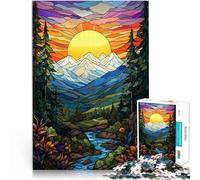 puzzle 1000 pezzi per adulti Valle baciata dal sole Difficile da completare ma divertente e umoristico è ideale come regalo per tutta la famiglia 75x50cm