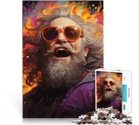 puzzle 1000 pezzi per adulti vecchio felice Aiuta il cervello ad allenare i giocattoli che creano dipendenza per coltivare la pazienza Buon regalo 38x26cm